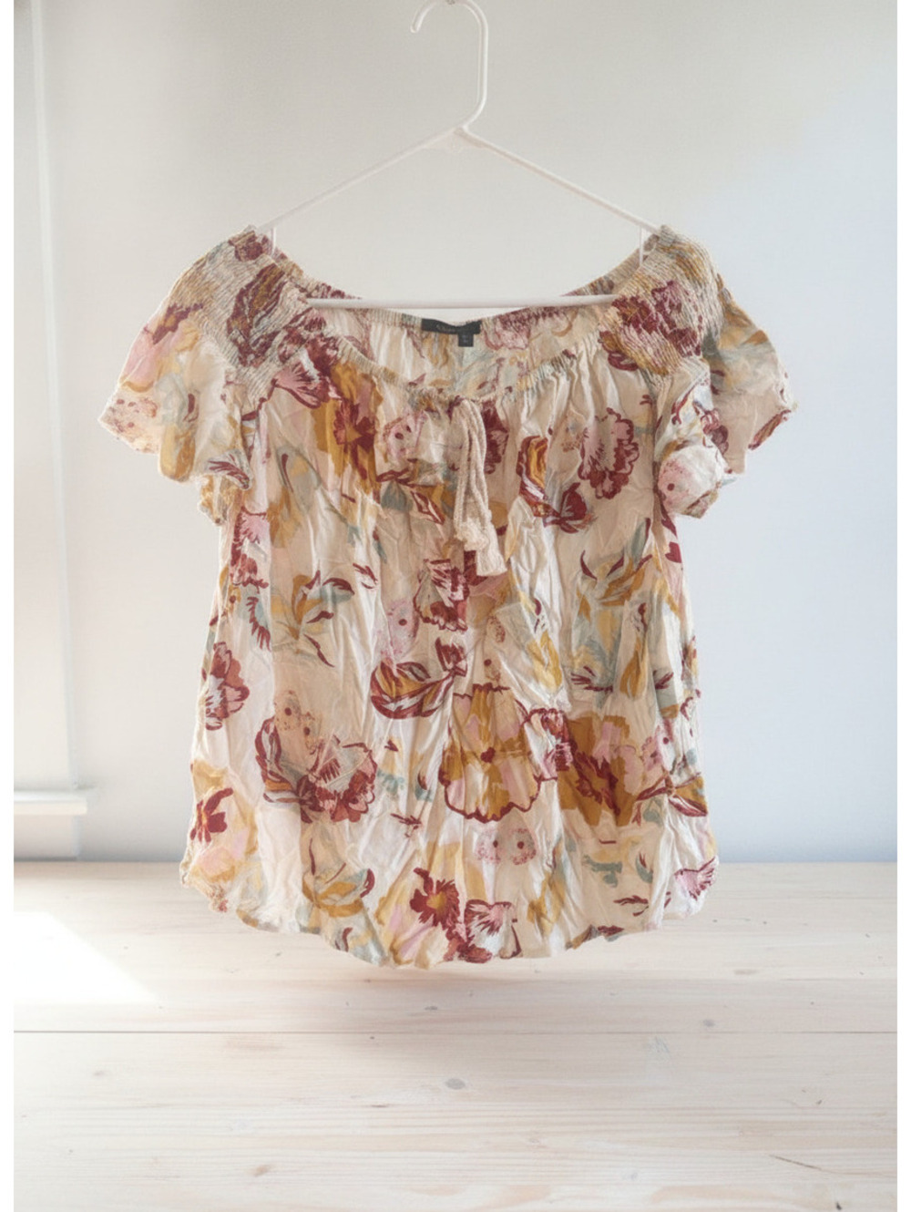 Harvé Benard XL Floral Off-Shoulder Blouse - Picture 1 of 2